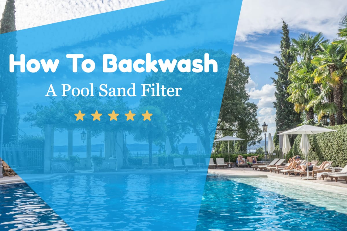 how to backwash a pool sand filter